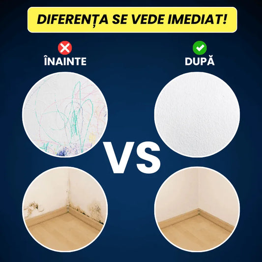 Trafalet Magic cu Rezervor și Vopsea Lavabilă 500g – Rolă Reutilizabilă pentru Vopsire Rapidă și Fără Murdărie