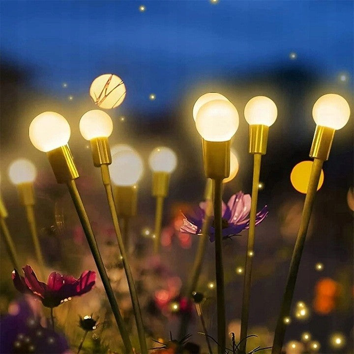 Decorațiune Solară pentru Grădină – 6 Bulbi LED, Lumină Caldă
