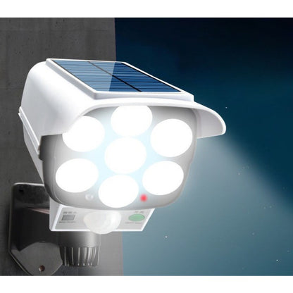 Cameră Supraveghere Falsă Solară – Siguranță Instantă pentru Casa Ta