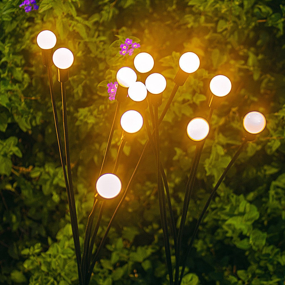 Decorațiune Solară pentru Grădină – 6 Bulbi LED, Lumină Caldă
