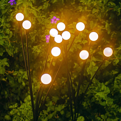 Decorațiune Solară pentru Grădină – 6 Bulbi LED, Lumină Caldă