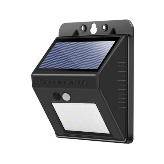 Lampă Solară LED cu Senzor de Mișcare – 20 LED, Fără Cabluri, Montare pe Perete