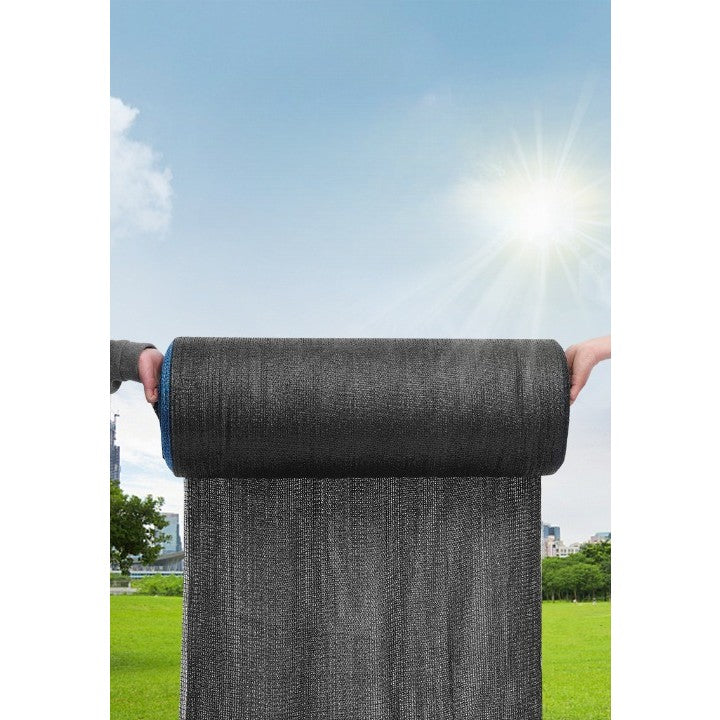 Plasă de Umbrire Neagră – 2m x 50m, HDPE Rezistent