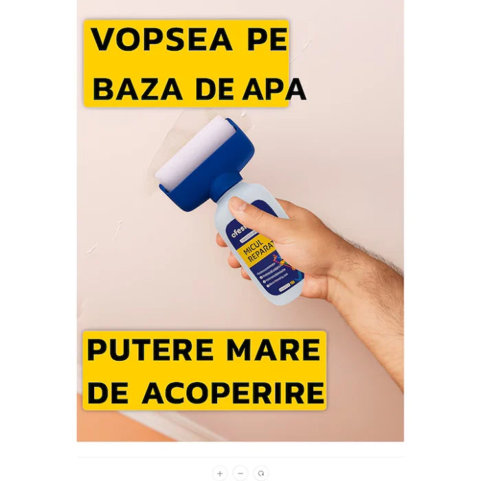 Trafalet Magic cu Rezervor și Vopsea Lavabilă 500g – Rolă Reutilizabilă pentru Vopsire Rapidă și Fără Murdărie