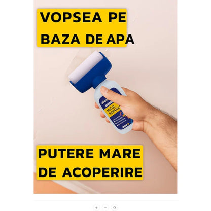 Trafalet Magic cu Rezervor și Vopsea Lavabilă 500g – Rolă Reutilizabilă pentru Vopsire Rapidă și Fără Murdărie